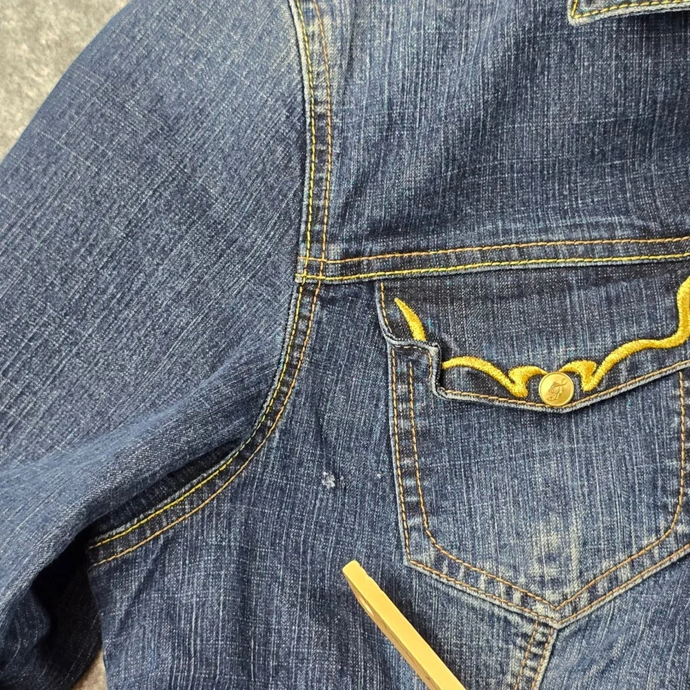 Vintage FUBU 14 Denim Jacket Jeans Matching Set Y2K Cargo SEE MEASUREMENTS